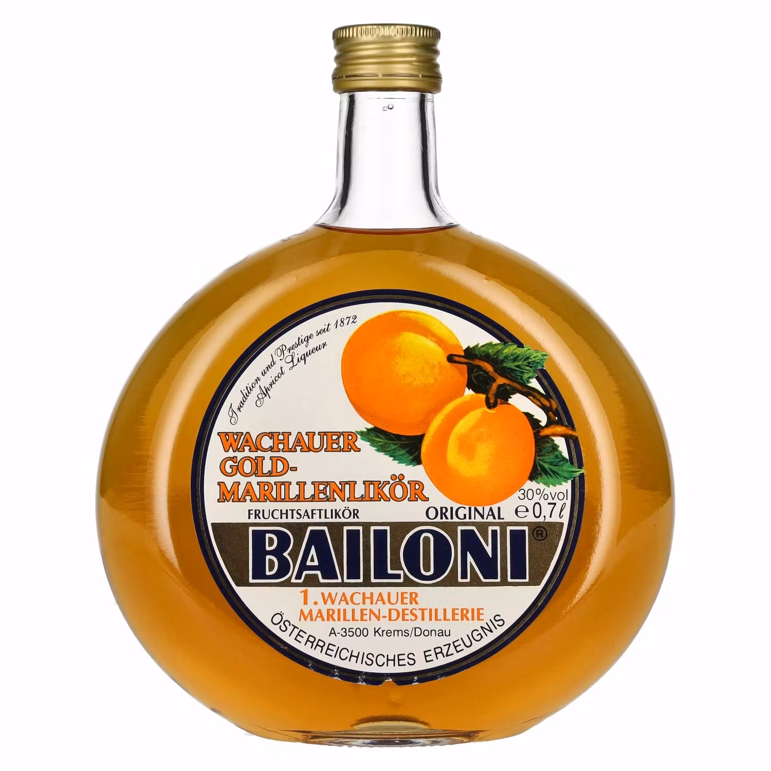 Bailoni Wachauer Gold-Marillenlikör 30% Vol. 0,7l