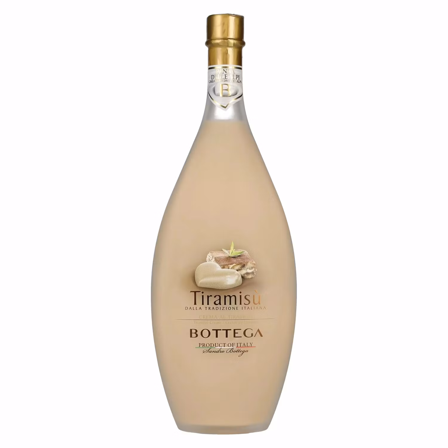 Bottega Crema al TIRAMISÙ Cream Liqueur 17% Vol. 0,5l