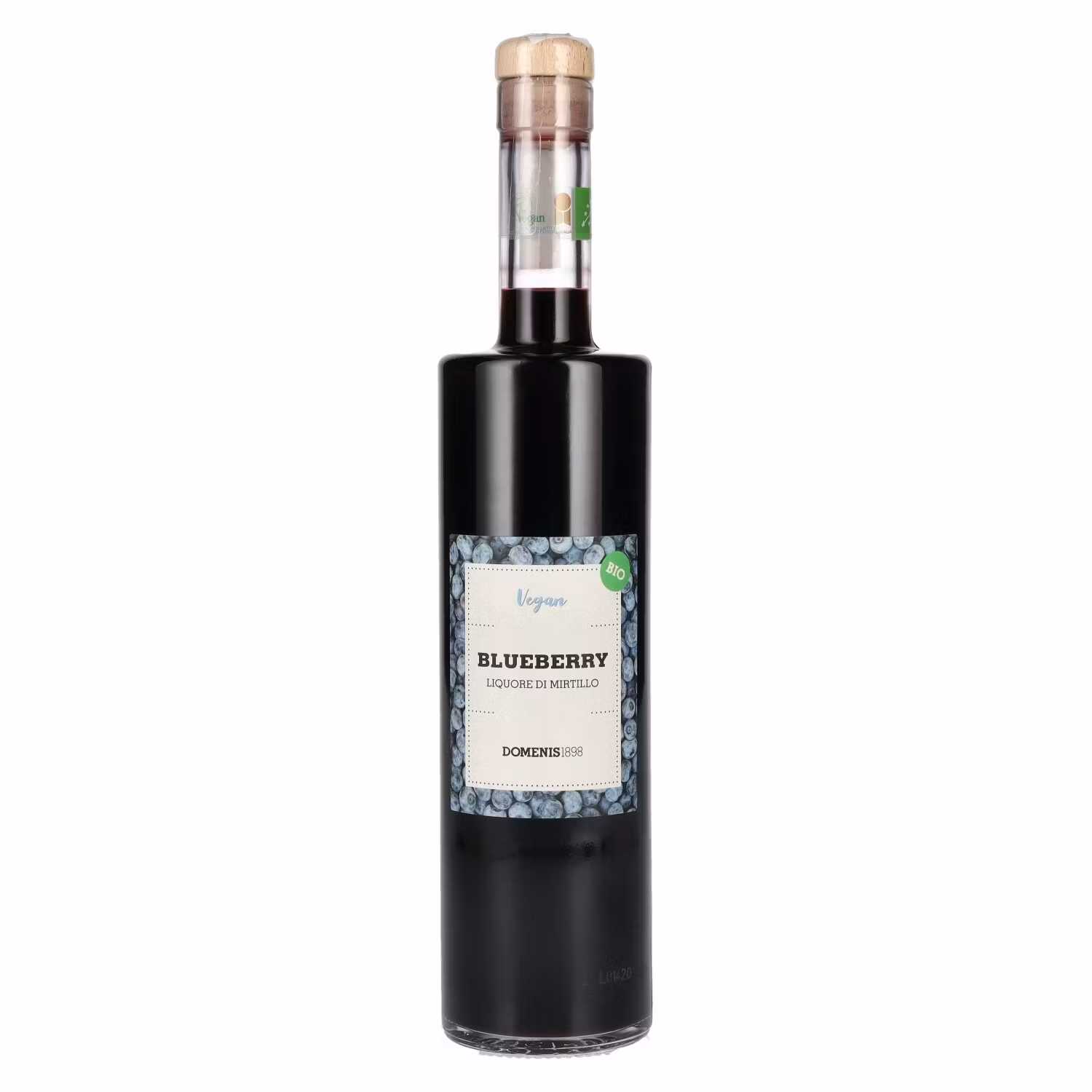 Domenis 1898 VEGAN BLUEBERRY liquore di mirtillo BIO 20% Vol. 0,5l
