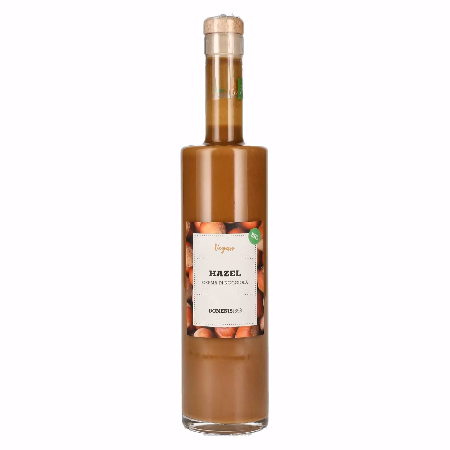Domenis 1898 VEGAN HAZEL crema di nocciola BIO 17% Vol. 0,5l