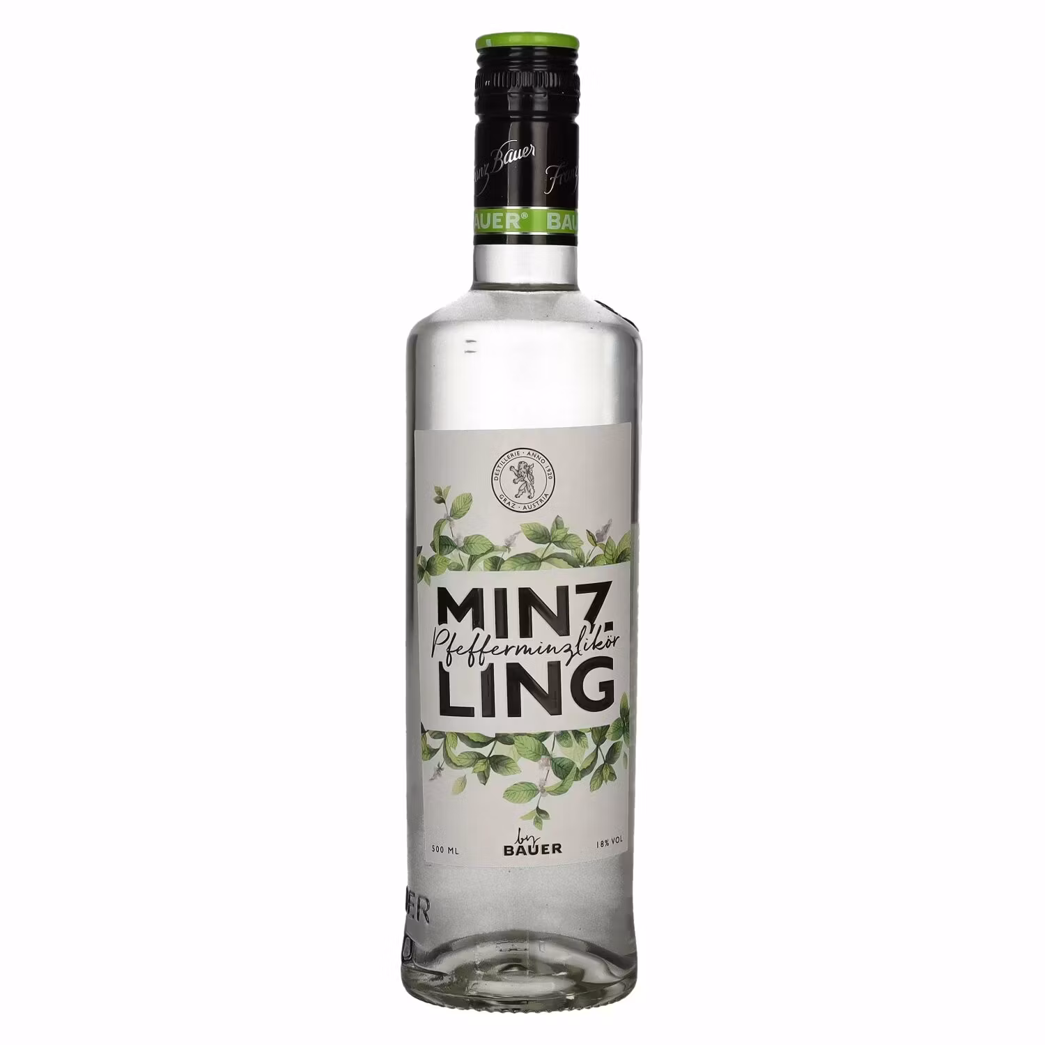Minzling Pfefferminzlikör by Bauer 18% Vol. 0,5l
