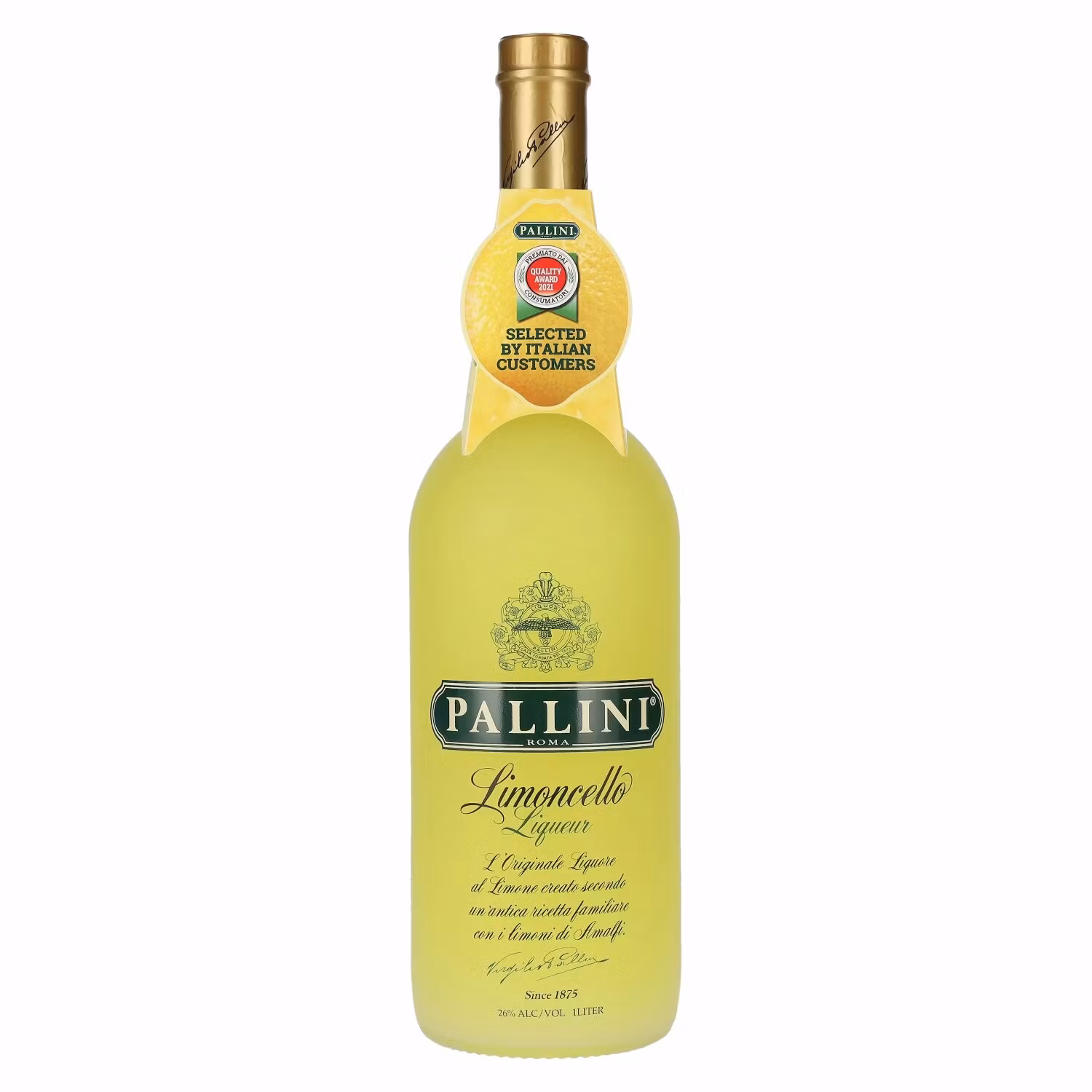 Pallini Limoncello Liqueur 26% Vol. 1l