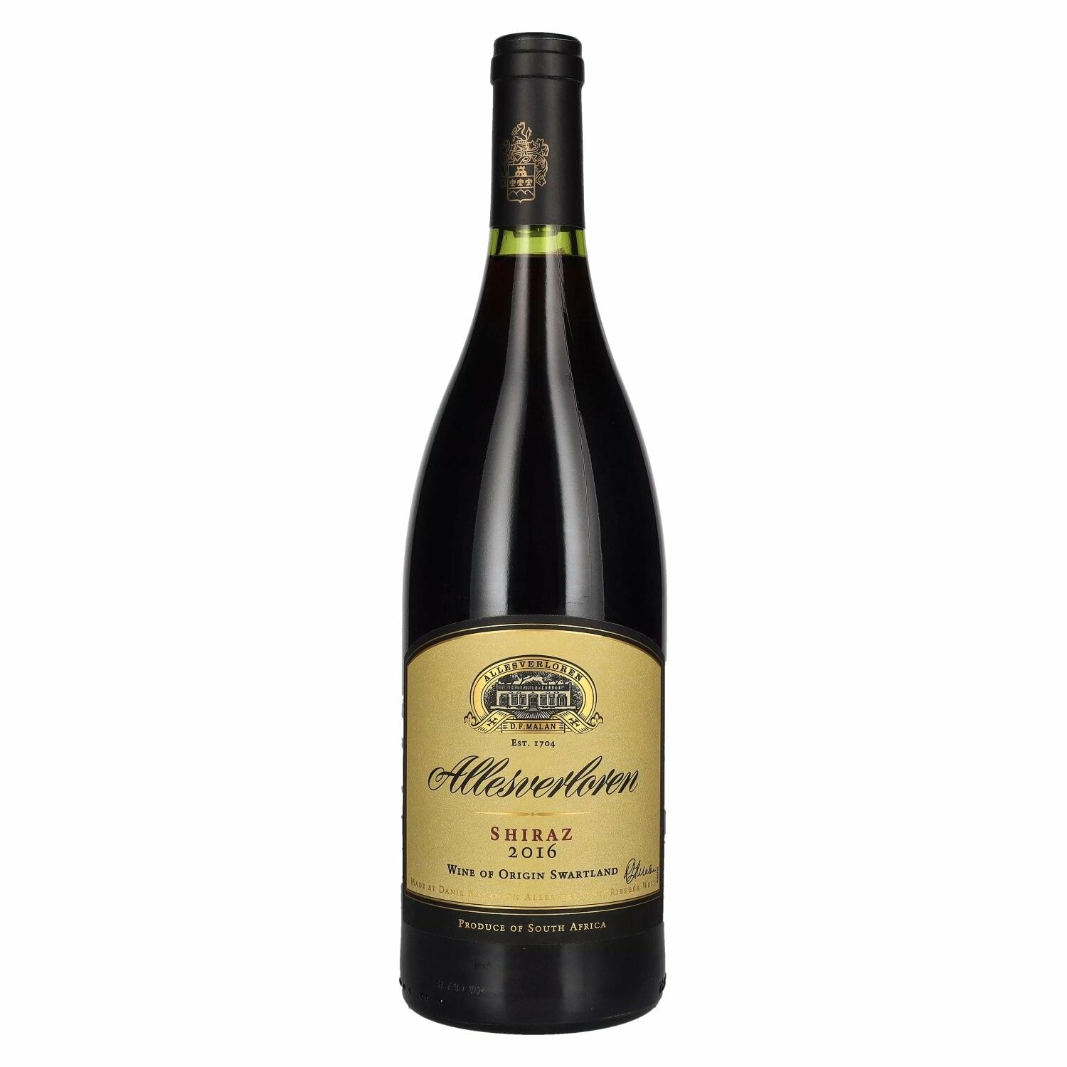 Allesverloren Shiraz 2016 14,5% Vol. 0,75l