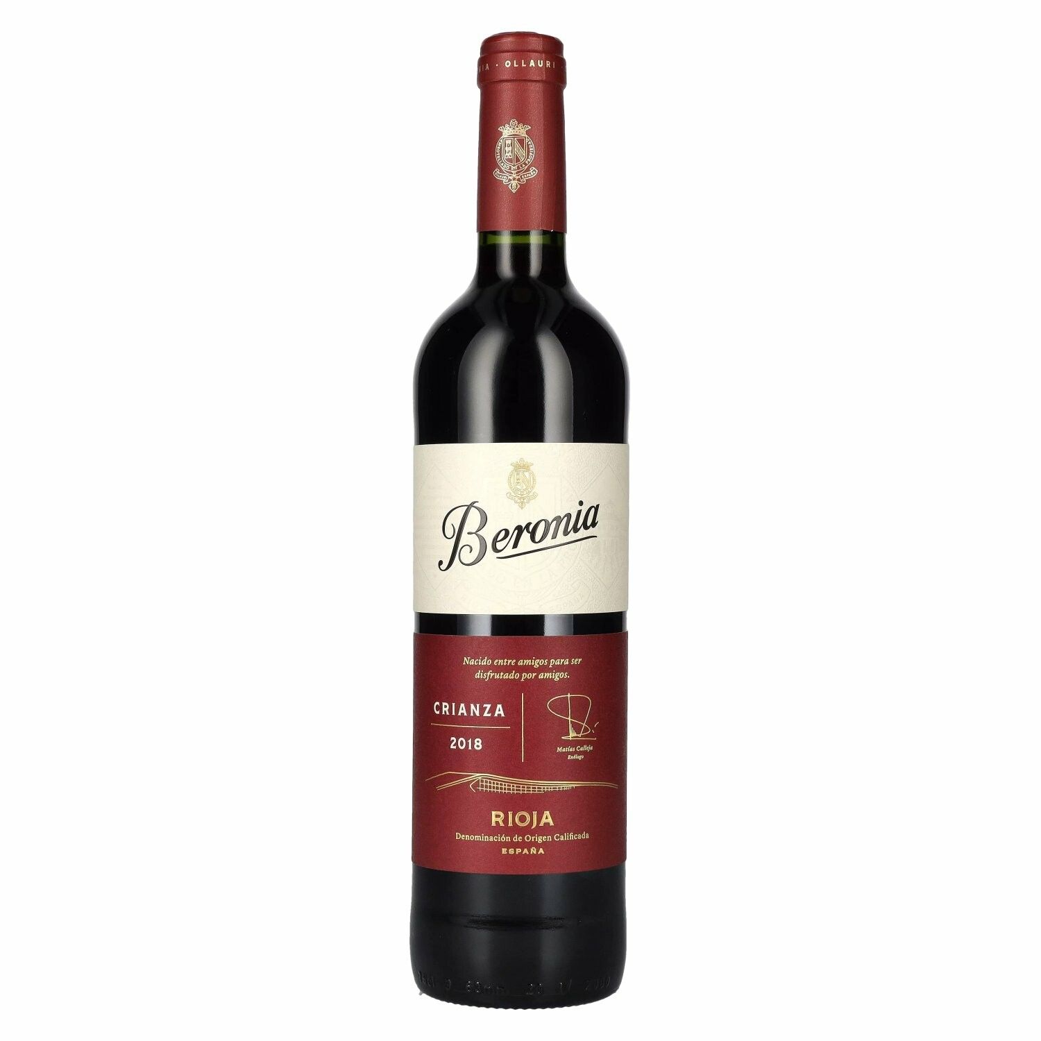 Beronia Rioja Crianza 2018 13,5% Vol. 0,75l