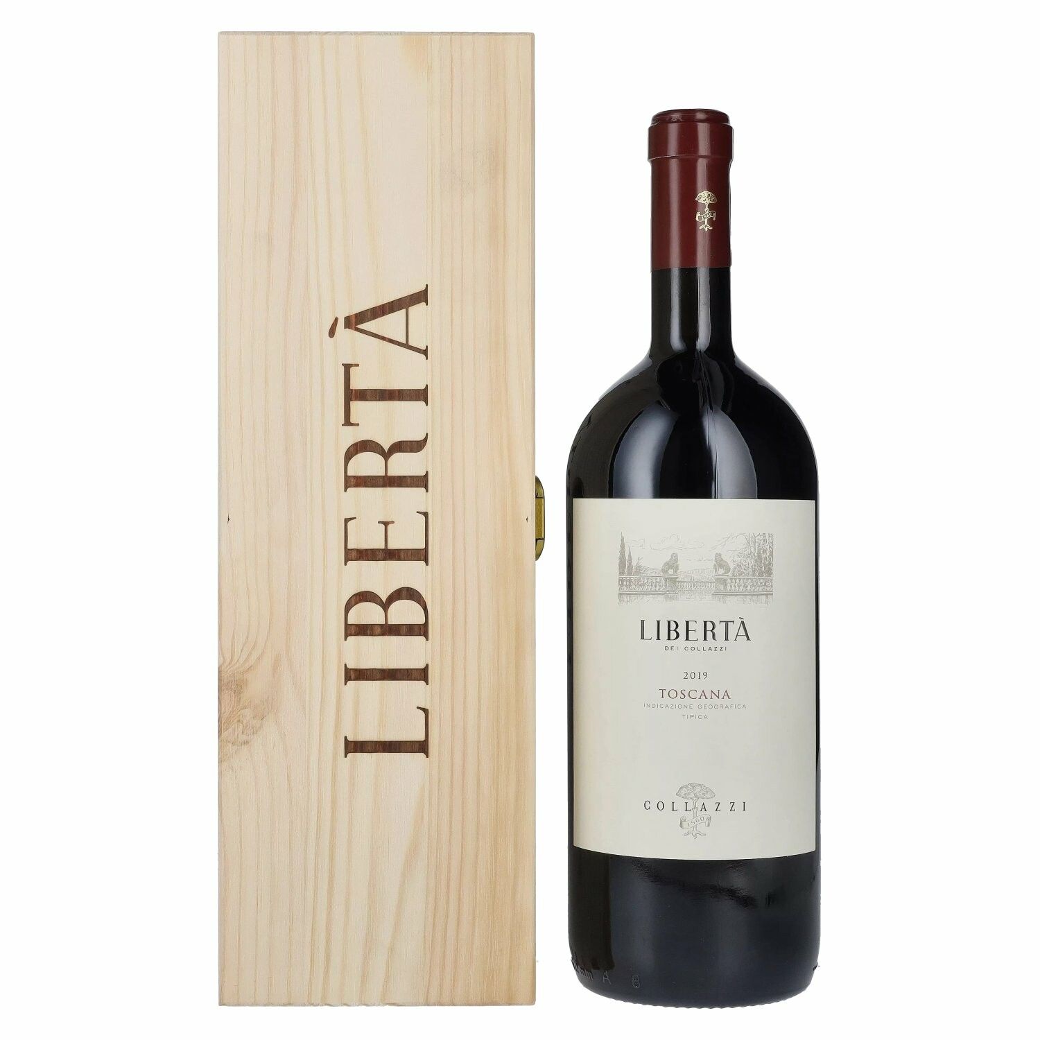Collazzi LIBERTÀ Toscana IGT 2019 14% Vol. 1,5l in Holzkiste