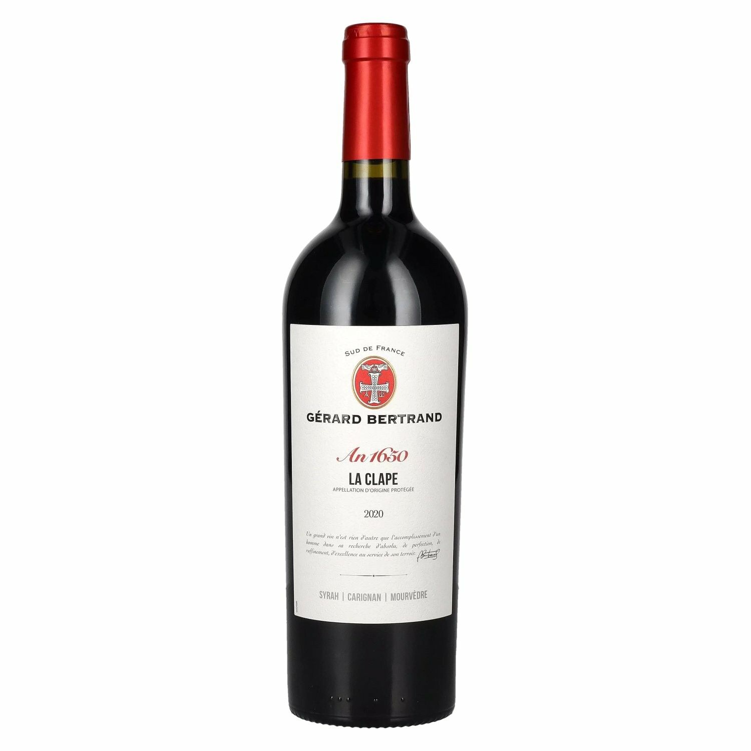 Gérard Bertrand LA CLAPE An1650 2020 14,5% Vol. 0,75l