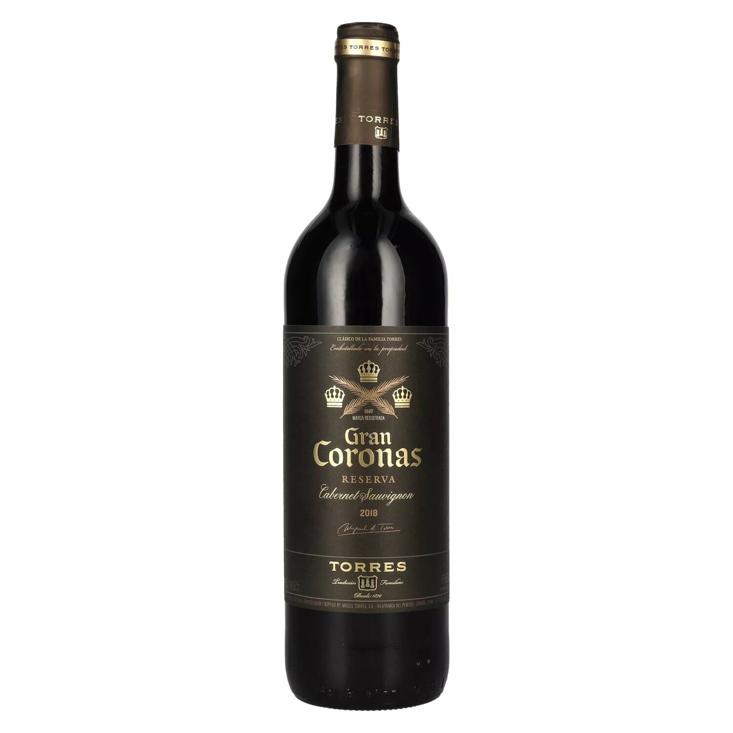Torres Gran Coronas Cabernet Sauvignon Reserva 2019 14,5% Vol. 0,75l