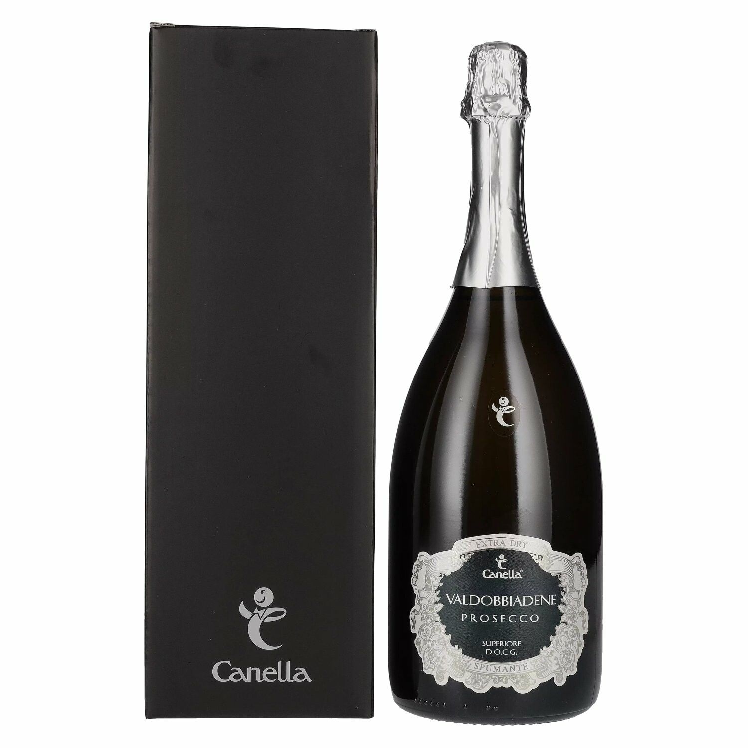Canella Valdobbiadene Prosecco Superiore Millesimato Extra Dry DOCG 2021 11% Vol. 1,5l in Giftbox