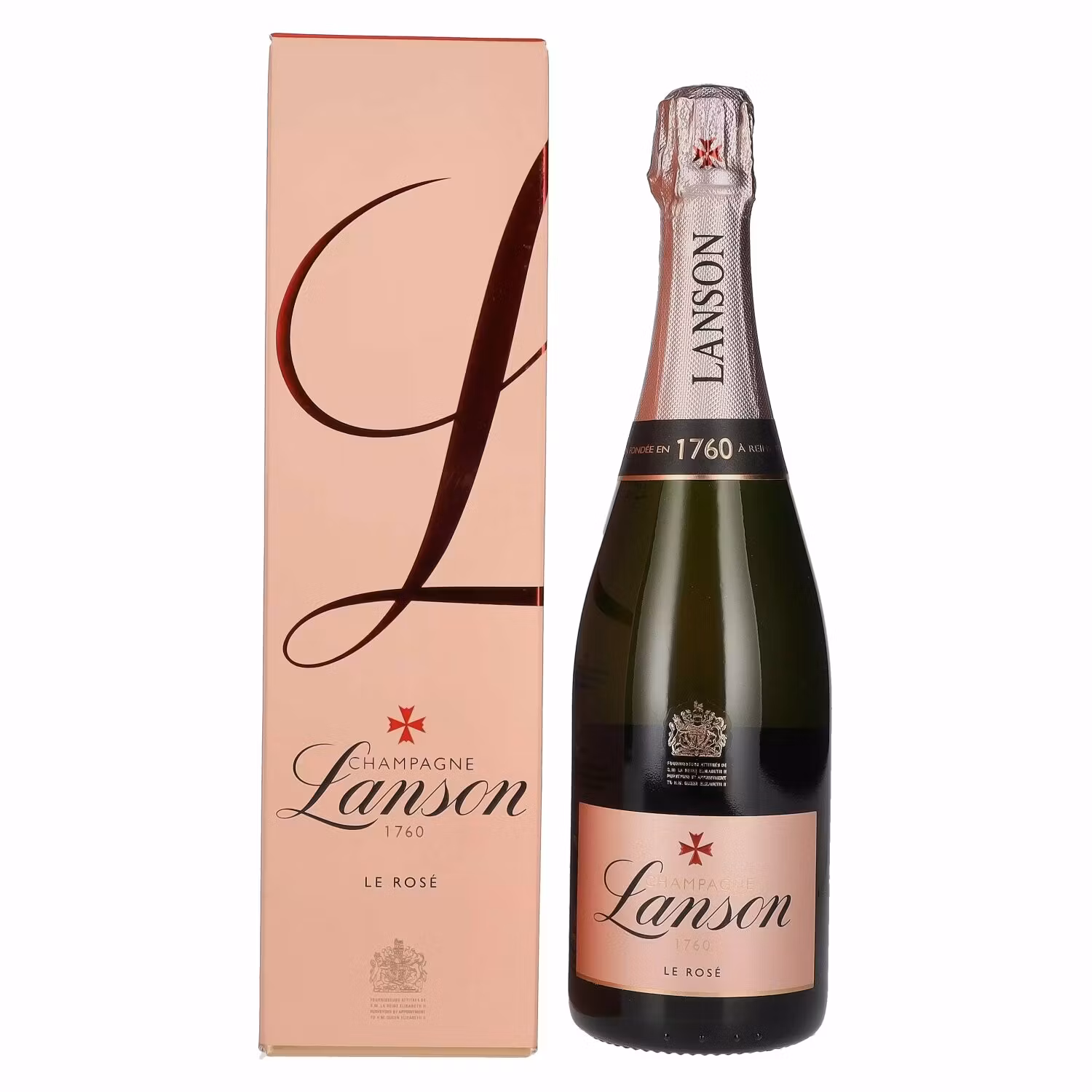 Champagne Lanson Le Rosé Brut 12,5% Vol. 0,75l in Giftbox