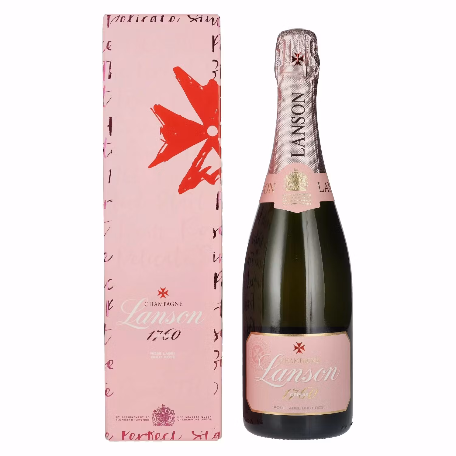Champagne Lanson Le Rosé Brut 12,5% Vol. 0,75l in Giftbox