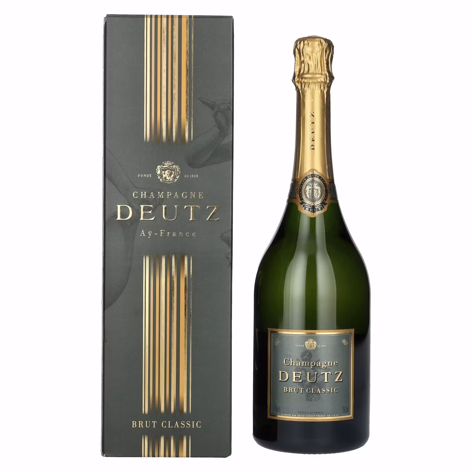 Deutz Champagne Brut Classic 12% Vol. 0,75l in Giftbox