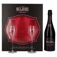Luc Belaire Rare Rosé 12,5% Vol. 0,75l in Giftbox with 2 glasses