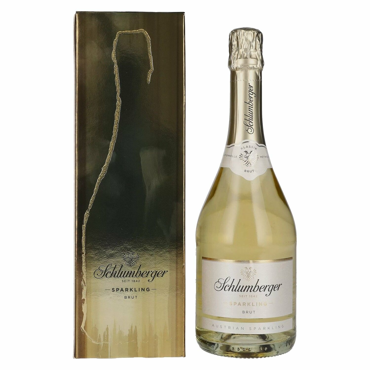 Schlumberger Sparkling Jahrgang KLASSIK Brut 12% Vol. 0,75l in Giftbox