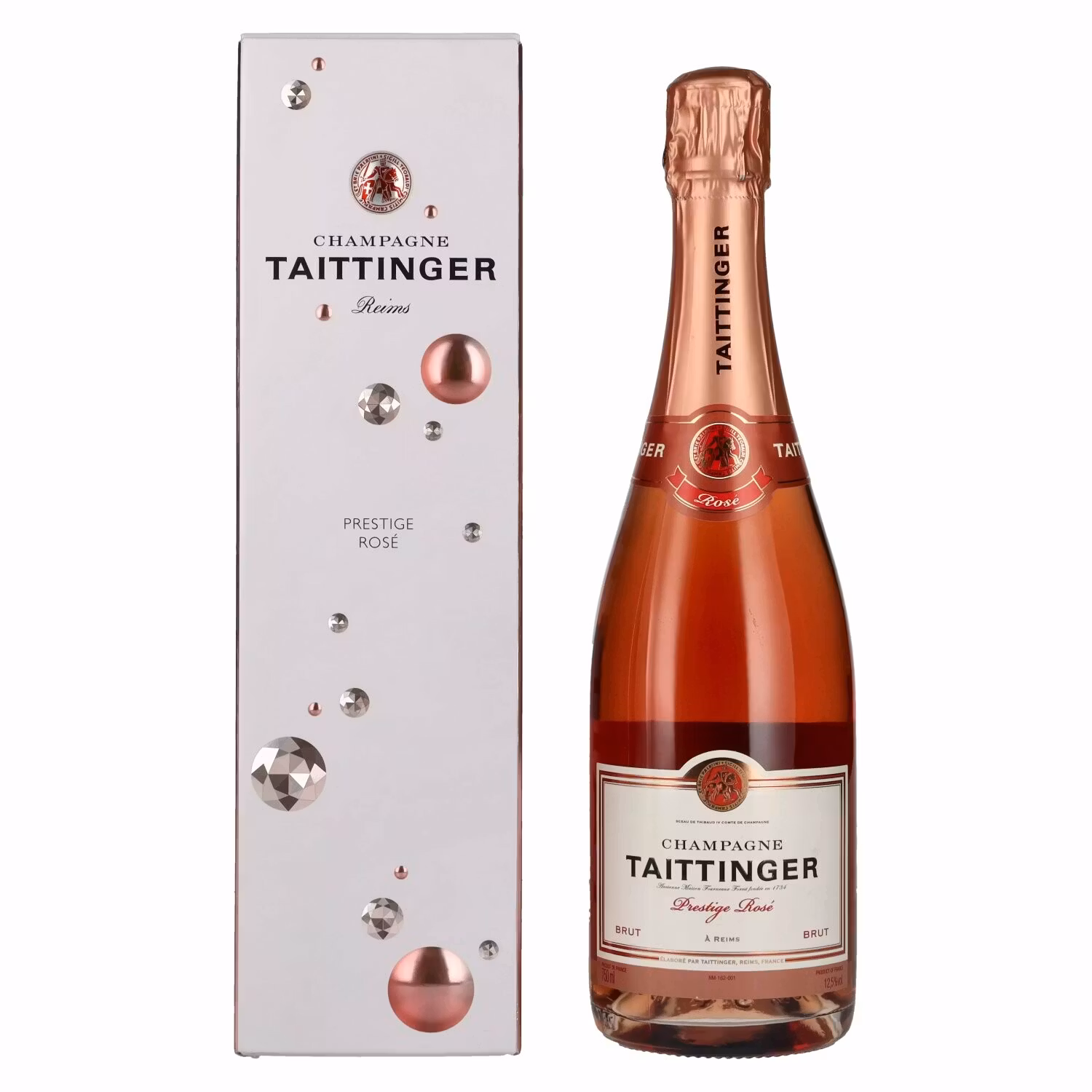 Taittinger Champagne Prestige Rosé Brut 12,5% Vol. 0,75l in Giftbox