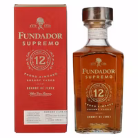 Fundador Supremo 12 Years Old Sherry Casks Brandy de Jerez 40% Vol. 0,7l in Giftbox