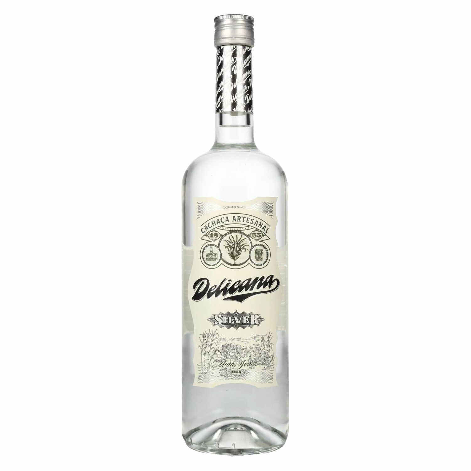 Delicana SILVER Cachaça Artesanal 38% Vol. 1l