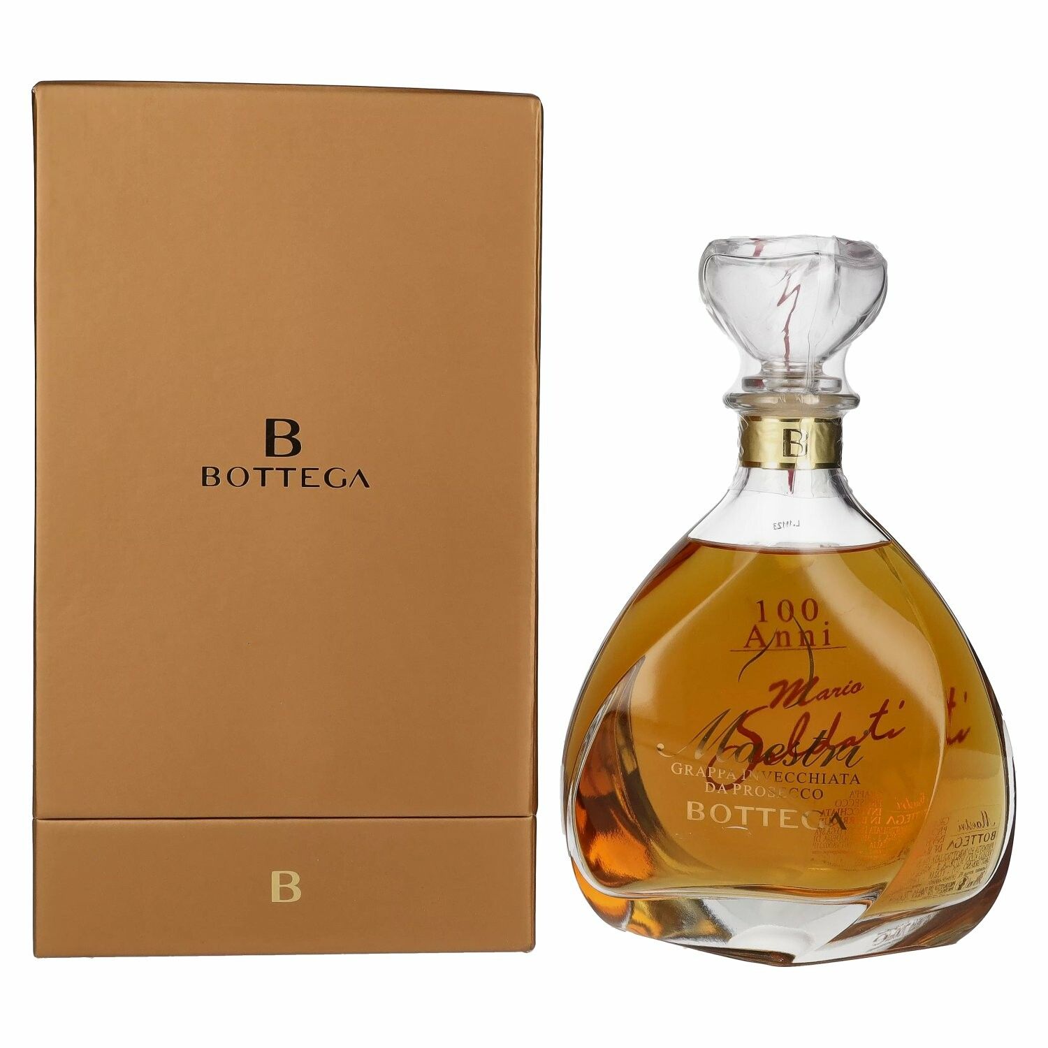 Bottega Grappa Invecchiata da Prosecco Maestri 38% Vol. 0,7l in Giftbox