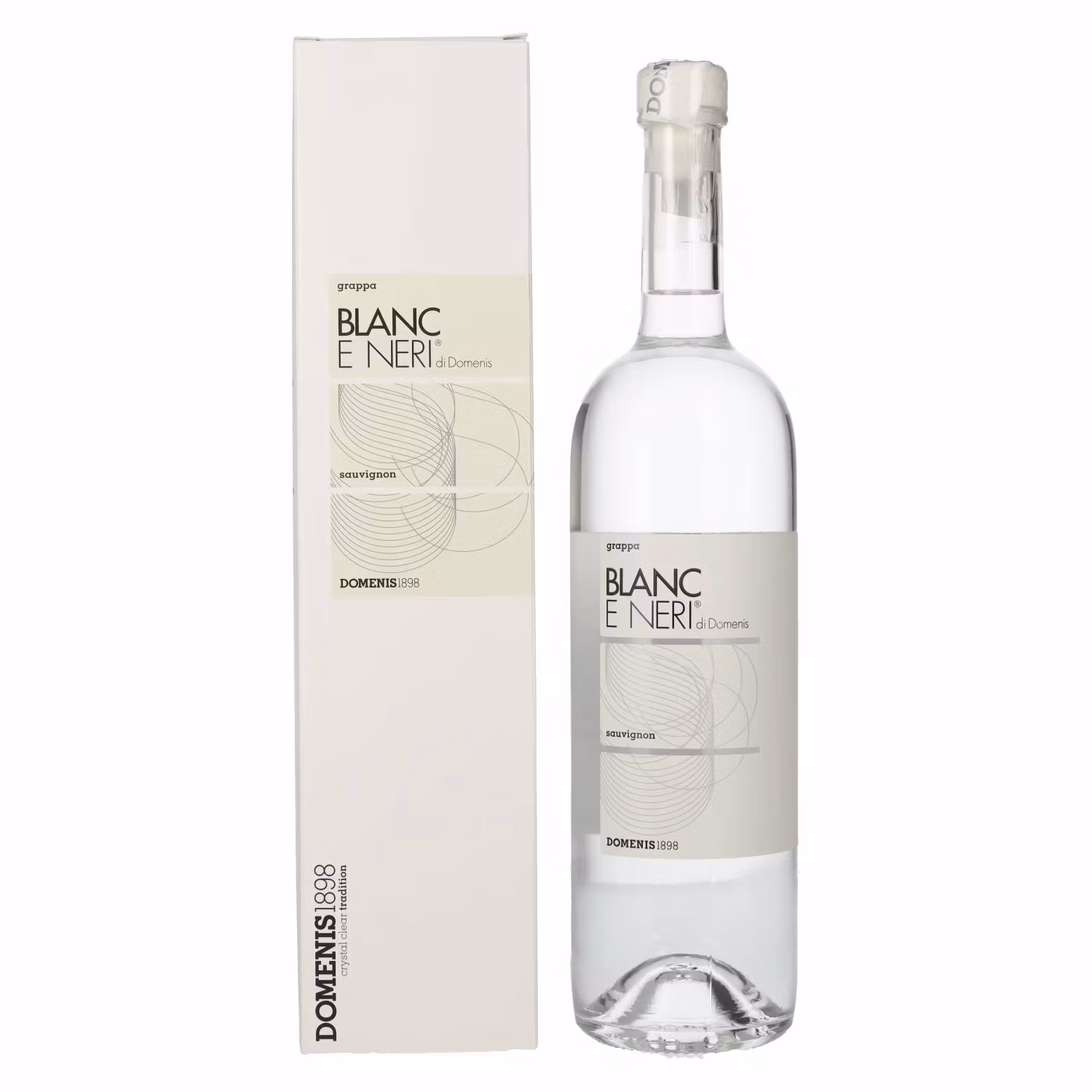 Domenis 1898 BLANC E NERI di Domenis Sauvignon Grappa 40% Vol. 0,7l in Giftbox