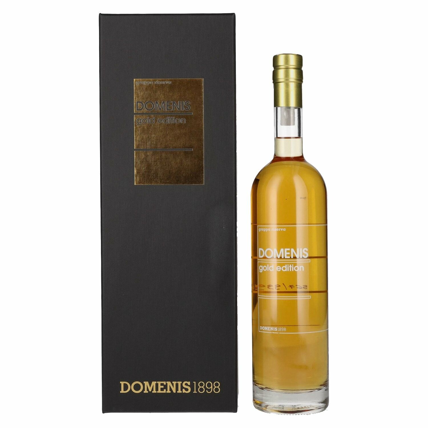 Domenis 1898 E Riserva Grappa Gold Edition 52% Vol. 0,7l in Giftbox