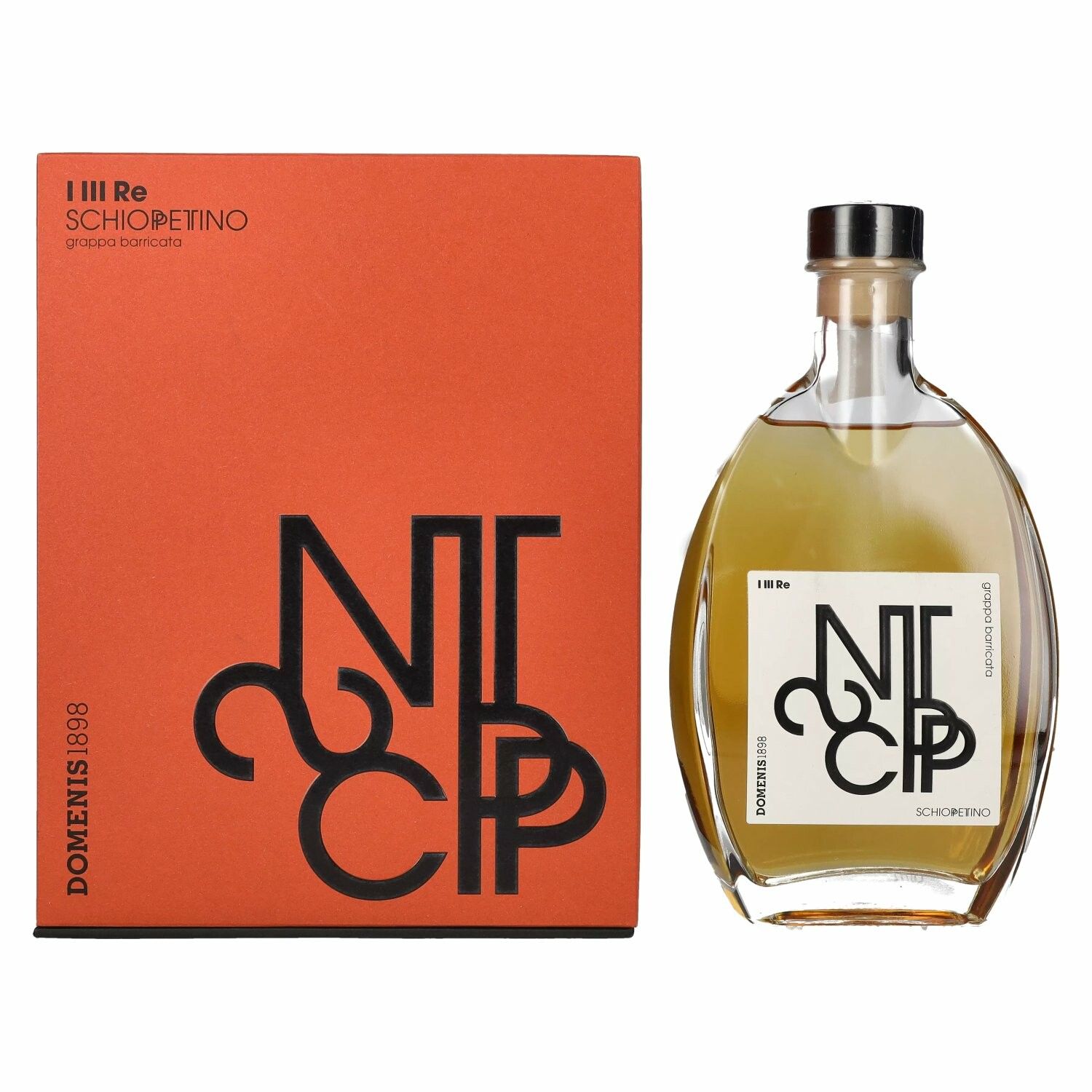 Domenis 1898 I III RE SCHIOPPETTINO grappa invecchiata barricata 40% Vol. 0,7l in Giftbox