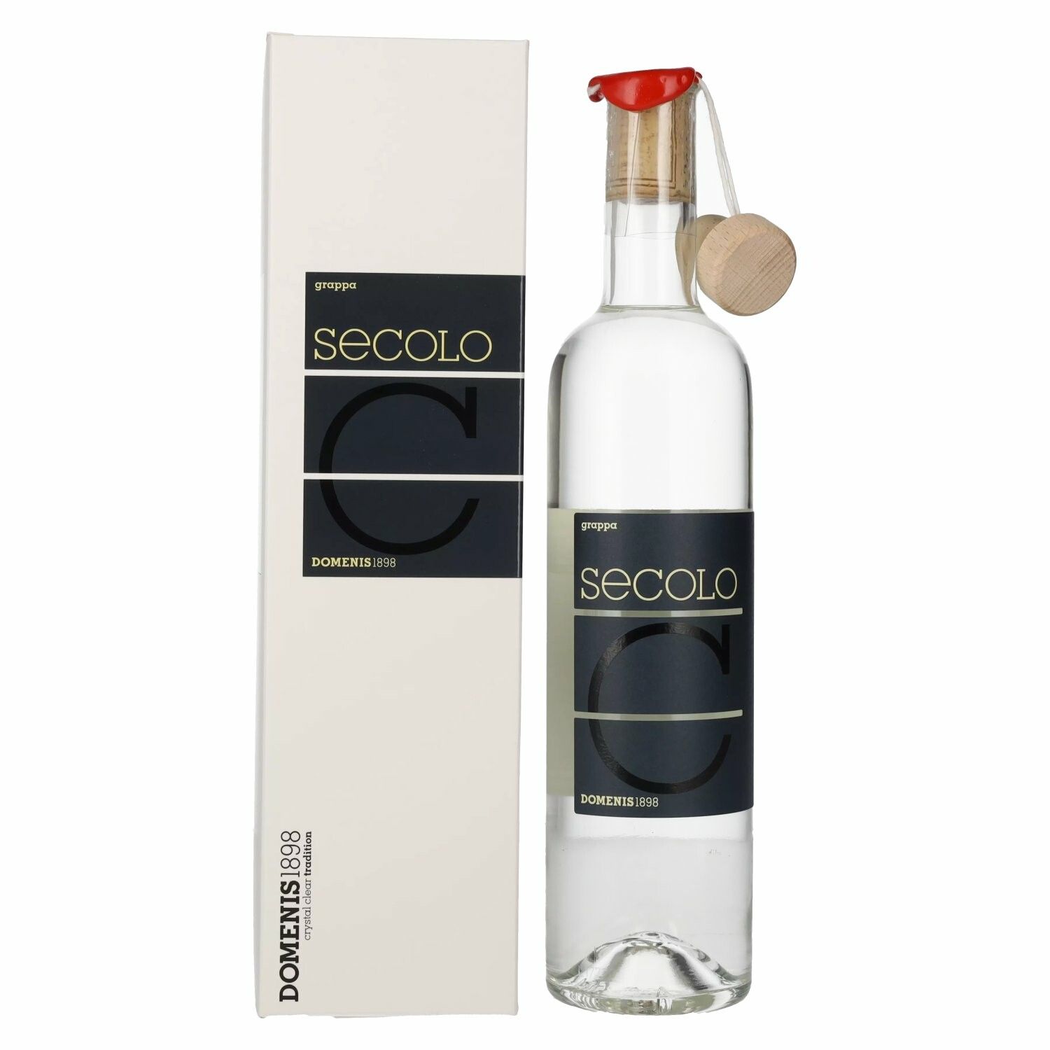 Domenis 1898 SECOLO Grappa 60% Vol. 0,5l in Giftbox