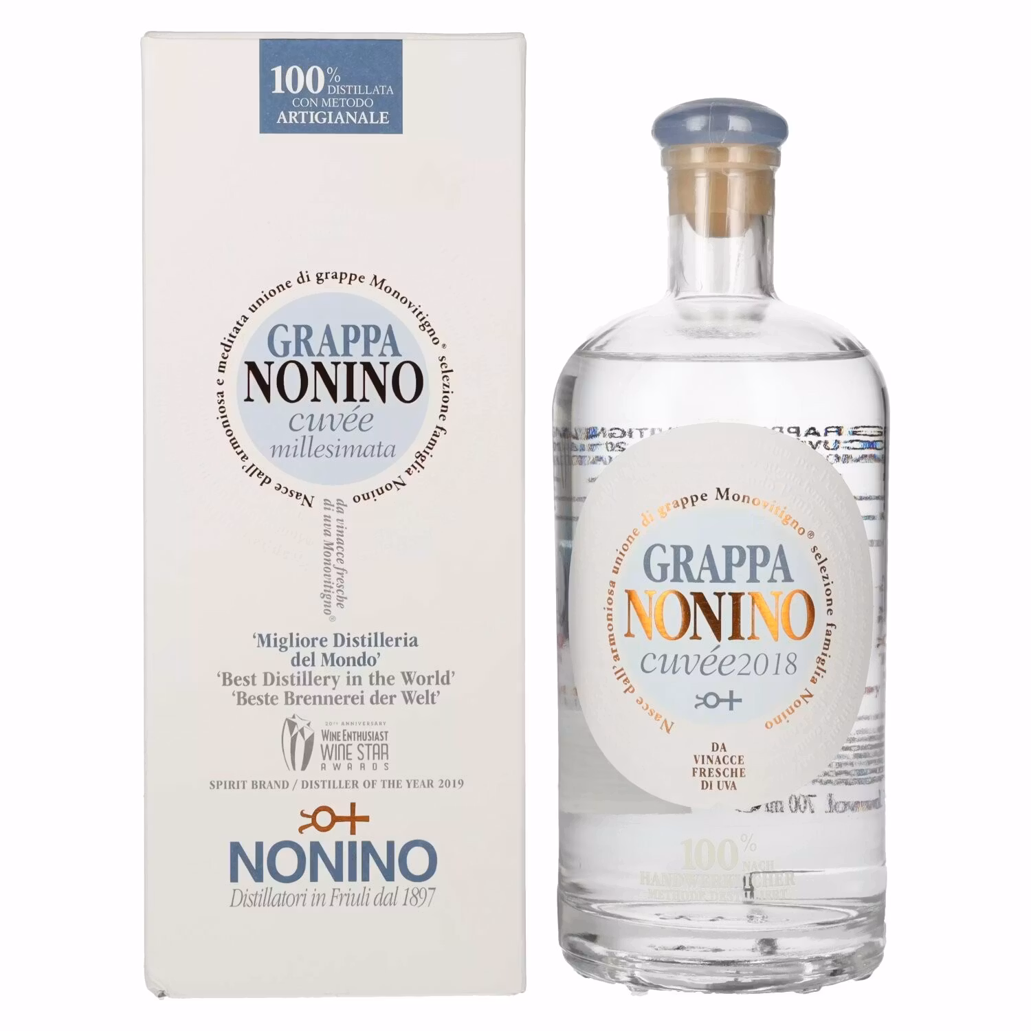 Nonino Grappa Millesimata Cuvée 40% Vol. 0,7l in Giftbox