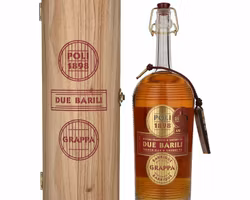 Poli Grappa Barrique Due Barili 40% Vol. 0,7l in Holzkiste