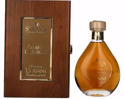 Sibona RISERVA SPECIALE Grappa di Barolo 15 ANNI 44% Vol. 0,5l in Holzkiste