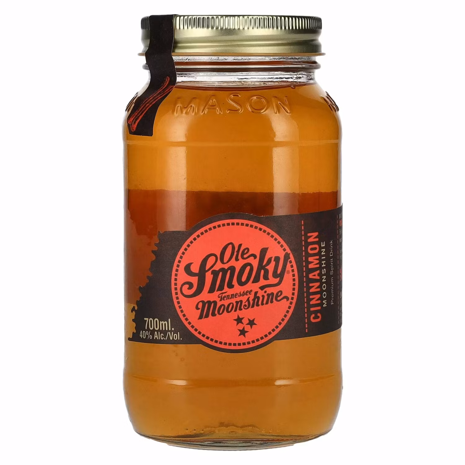 Ole Smoky Tennessee Moonshine CINNAMON Premium Spirit Drink 40% Vol. 0,7l