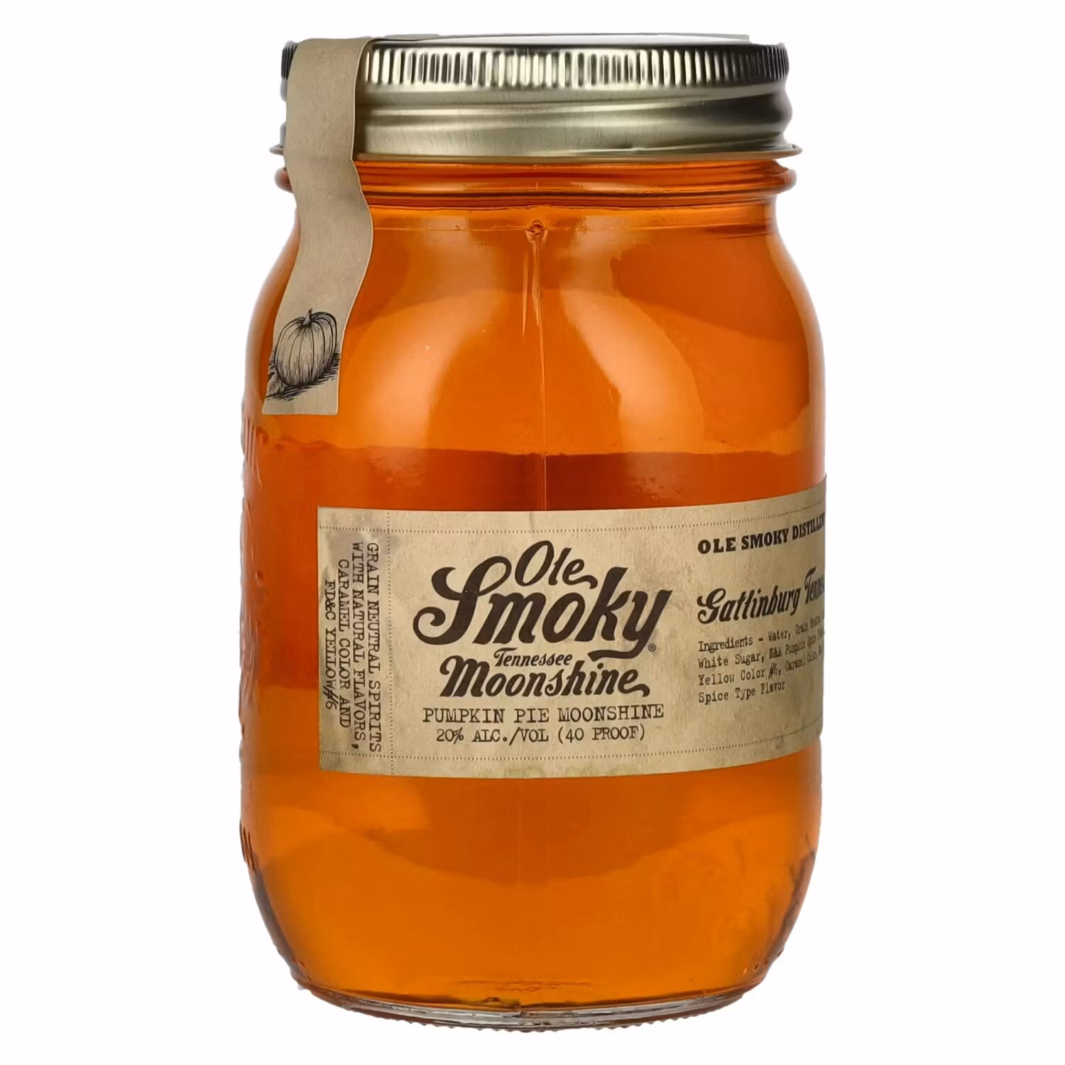 Ole Smoky Tennessee Moonshine PUMPKIN PIE 20% Vol. 0,5l