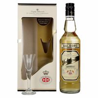 Aalborg Jubiläums Akvavit 40% Vol. 0,7l in Giftbox with glass