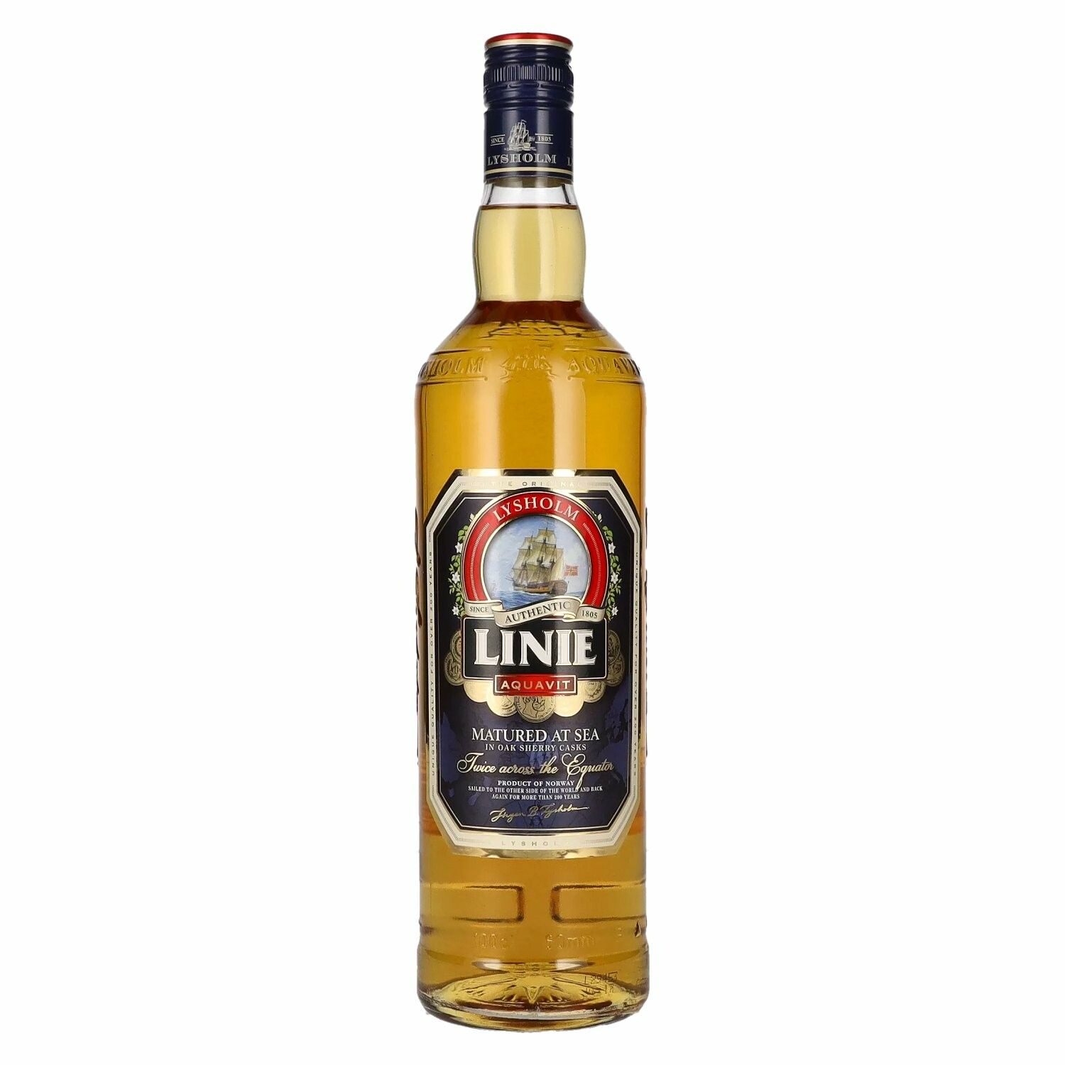 Linie Aquavit Authentic 41,5% Vol. 1l