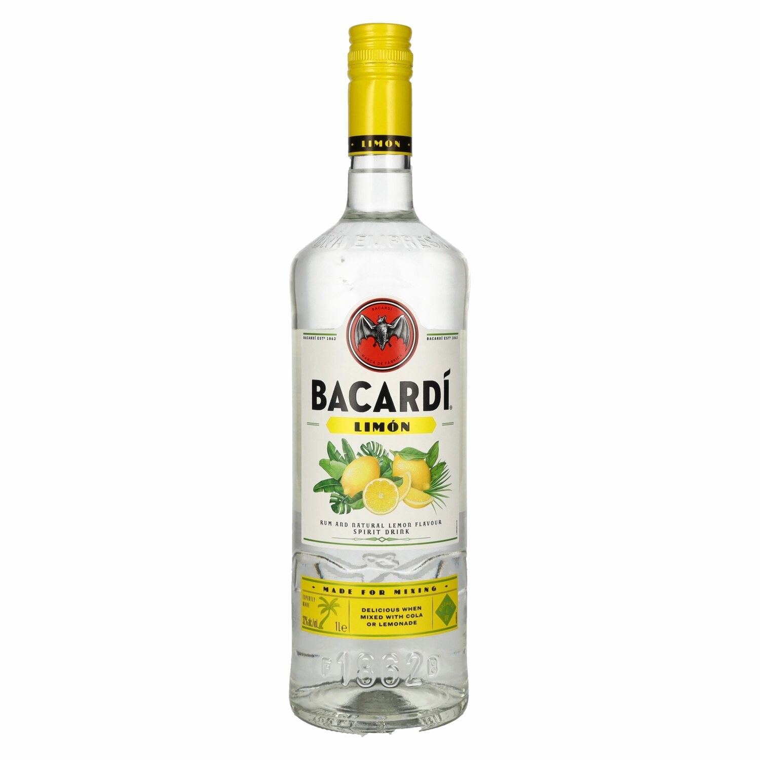 Bacardi LIMÓN Rum With Natural Flavors 32% Vol. 1l