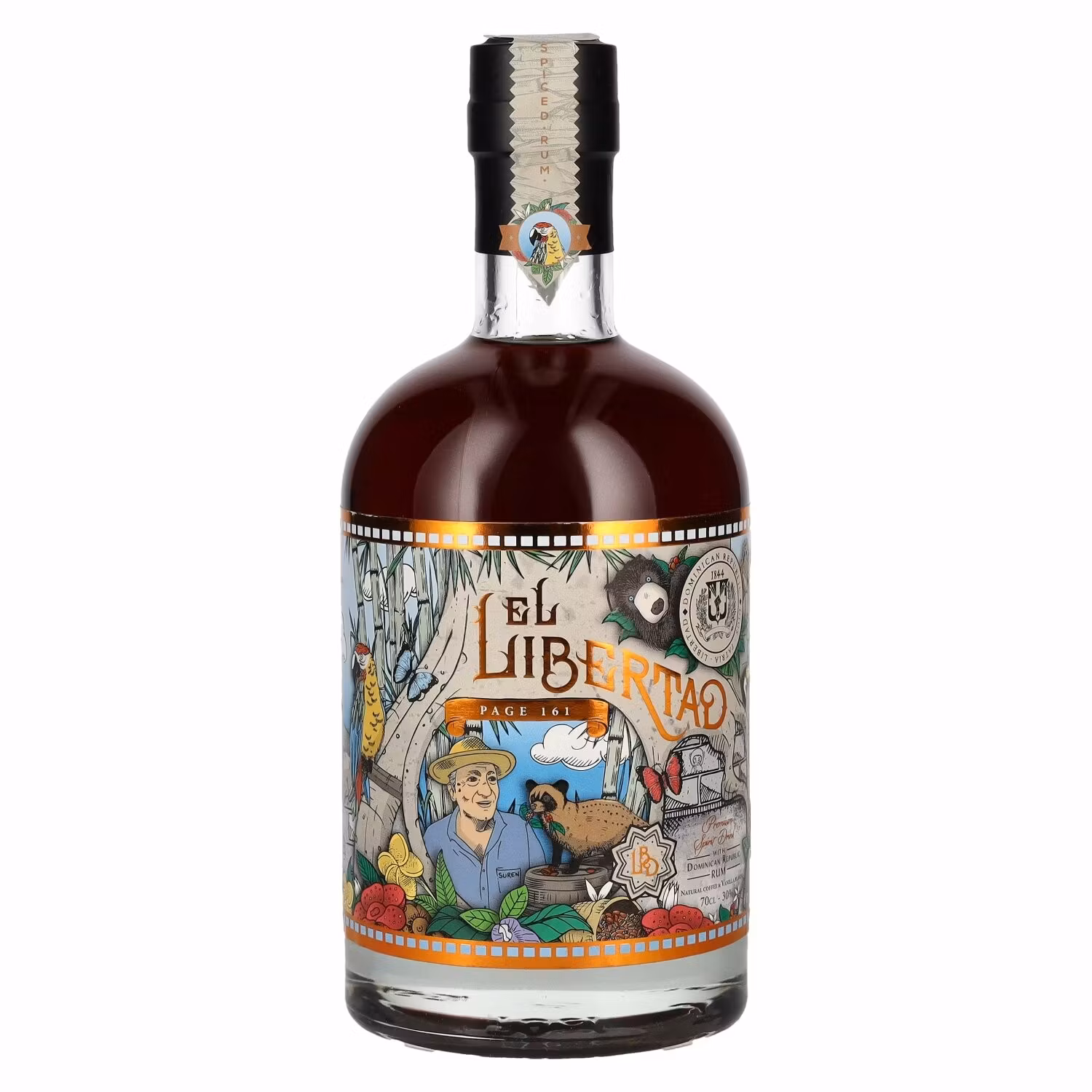 El Libertad Page 161 Coffee & Vanilla Spirit Drink 30% Vol. 0,7l
