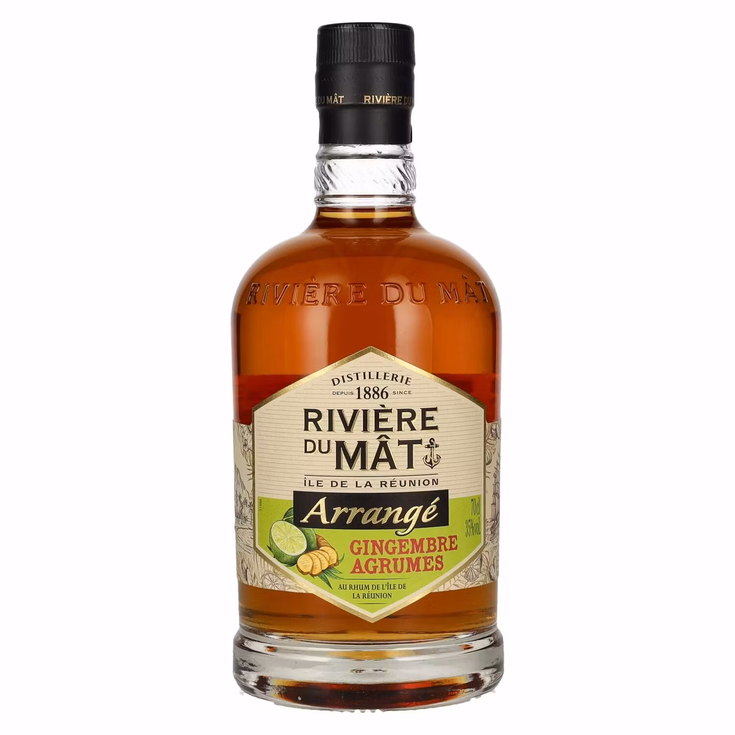 Rivière du Mât Arrangé Gingembre Agrumes 35% Vol. 0,7l