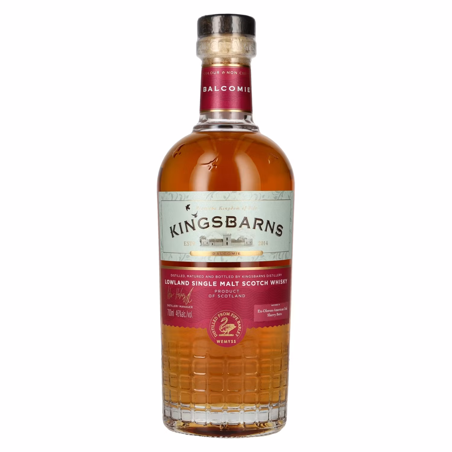 Kingsbarns BALCOMIE Lowland Single Malt Scotch Whisky 46% Vol. 0,7l