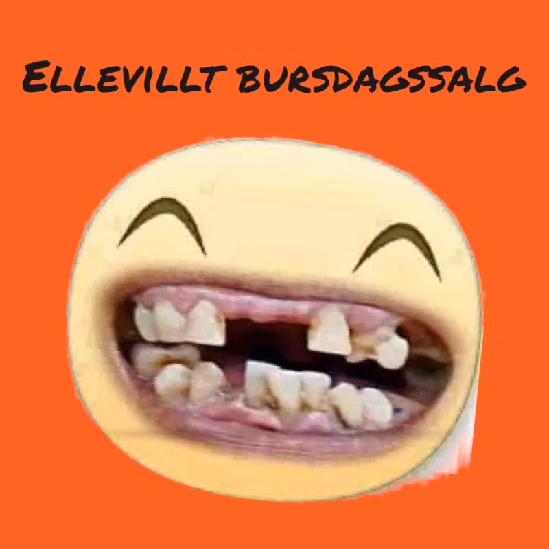 ELLEVILLT BURSDAGSSALG