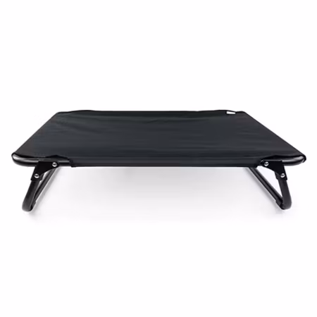 Ibanez Opphøyet sammenleggbar hundeseng Sort M 71x53cm