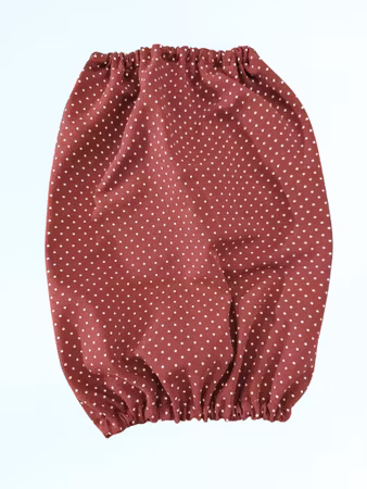 Matørehette vinrød med prikker M