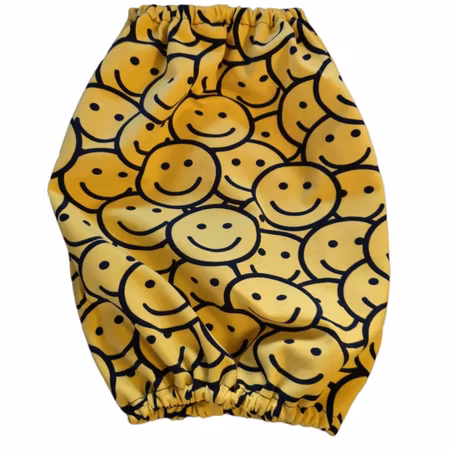 Matørehette Smiley gul M