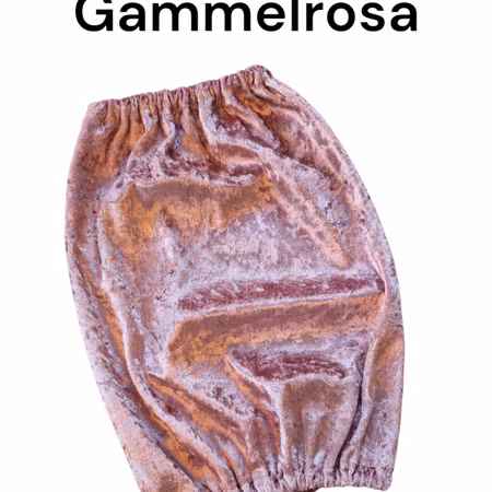 Show ørehette velour støvet rosa S