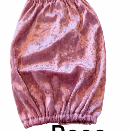 Show Ørehette velour rosa M