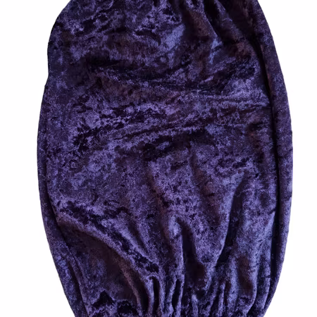 Show ørehette Velour mørk lilla L