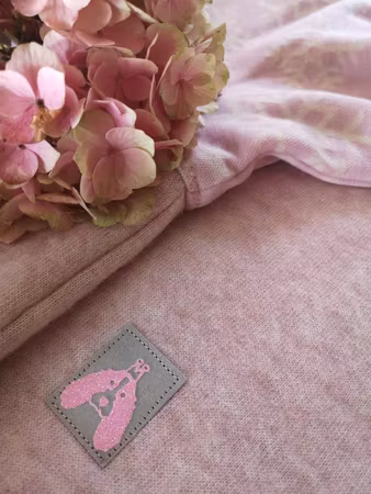 Ulldekken lys rosa, M