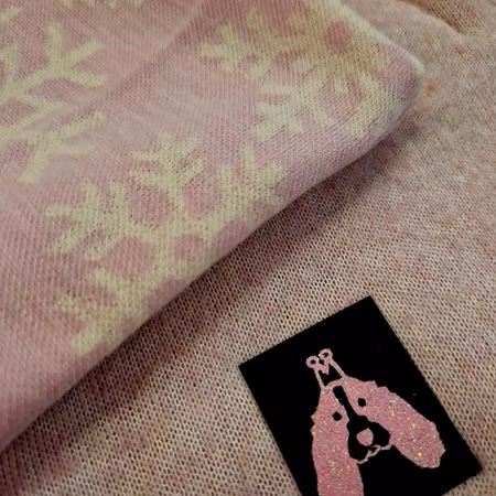 Ulldekken med bryst/magebelte rosa S