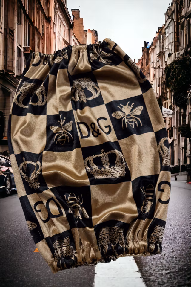 Superlekker luxus ørehette sort/beige M