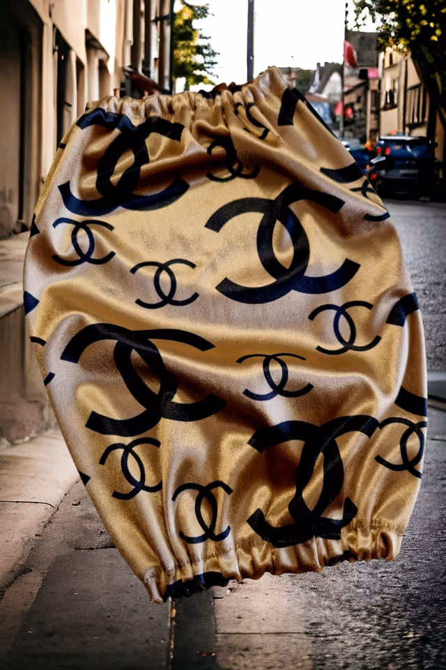 Superlekker luxus ørehette gull S