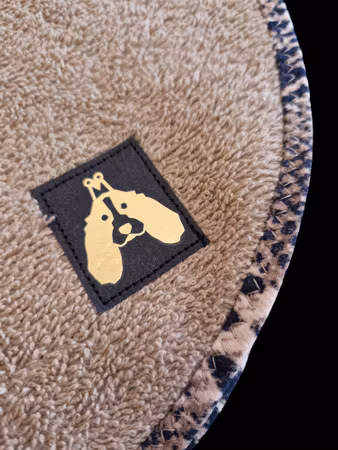 Badekåpe mørk nougat frotte M