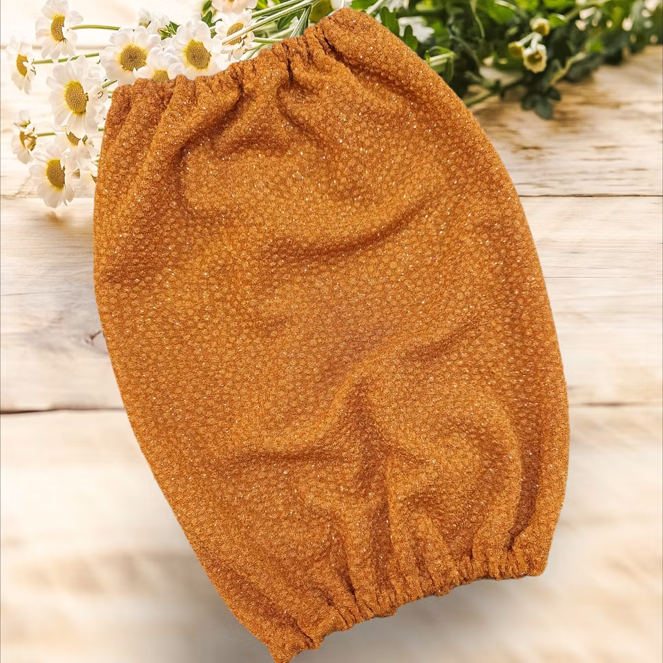 Show ørehette karrifarget m/glitter M