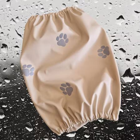 Regnørehette Creme m/reflekspoter